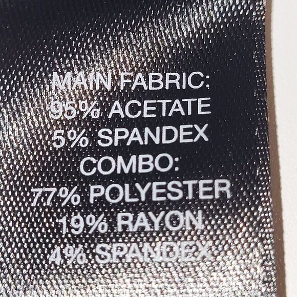 Vintage Chico's Travelers X-Small Black Short Jacket Tuxedo Style 3/4 Sleeve - Picture 7 of 8